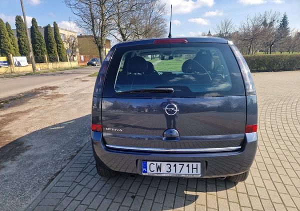 Opel Meriva cena 12300 przebieg: 165000, rok produkcji 2006 z Płońsk małe 121